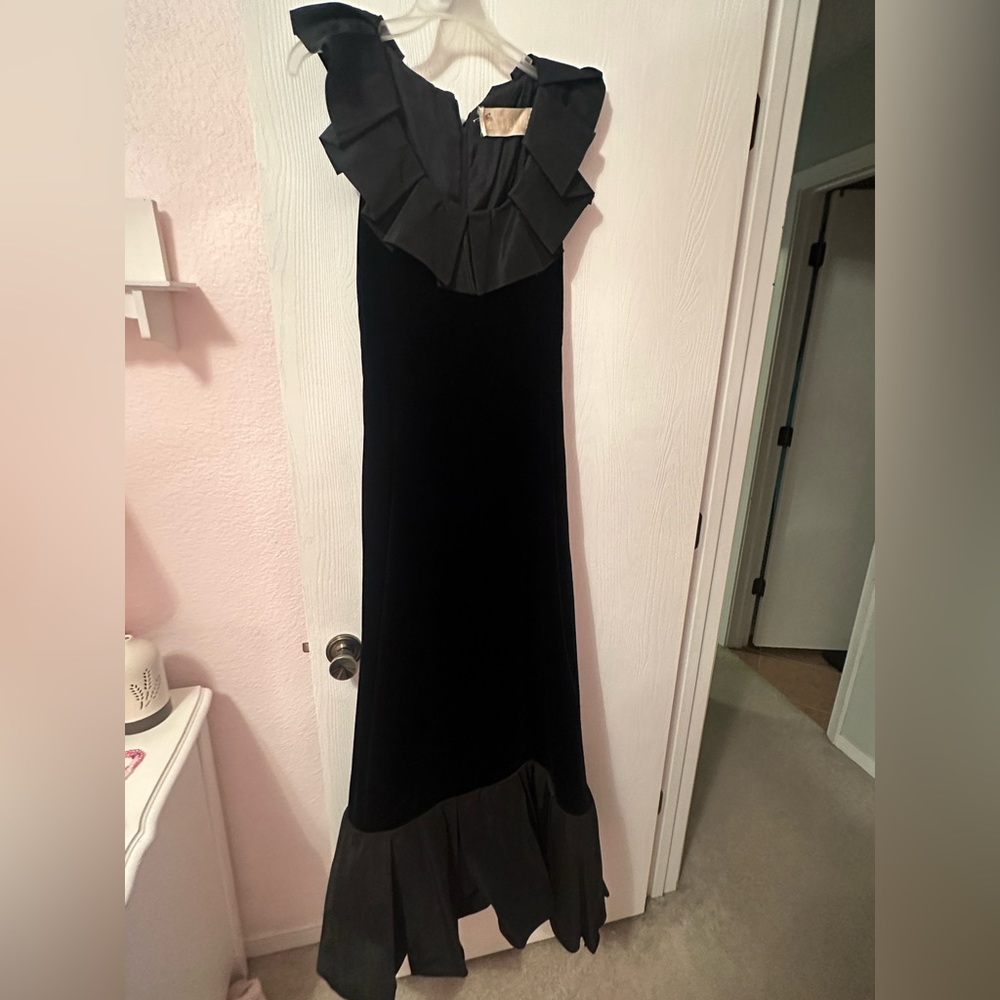 Vintage Estavez velvet gown